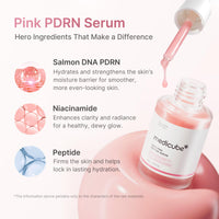 Thumbnail for medicube PDRN Pink Peptide Serum with Salmon DNA | Pink Glow Serum with Peptides & Niacinamide for Hydration & Firm-Looking Skin | Uneven Tone Care | Korean Skincare, 1.01 fl. Oz