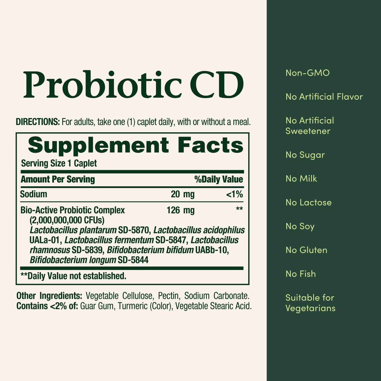Nature's Bounty Probiotic, Controlled Delivery Dietary Supplement, Delivers Friendly Bacteria to Digestive, and Immune Systems, 30 Caplets