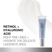 Thumbnail for Neutrogena Rapid Wrinkle Repair Retinol Eye Cream for Dark Circles, Daily Anti-Aging Under Eye Cream with Retinol & Hyaluronic Acid to Fight Fine Lines, Wrinkles, & Dark Spots, 0.5 fl. oz