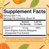 Thumbnail for MARYRUTH'S Organic Toddler Vitamin C Drops for Immunity | Ages 1-3 Years | 15 mg Per Serving | Vitamin C for Immune Support & Overall Health | Vegan | Sugar Free | Gluten Free | Non-GMO | 30 Servings