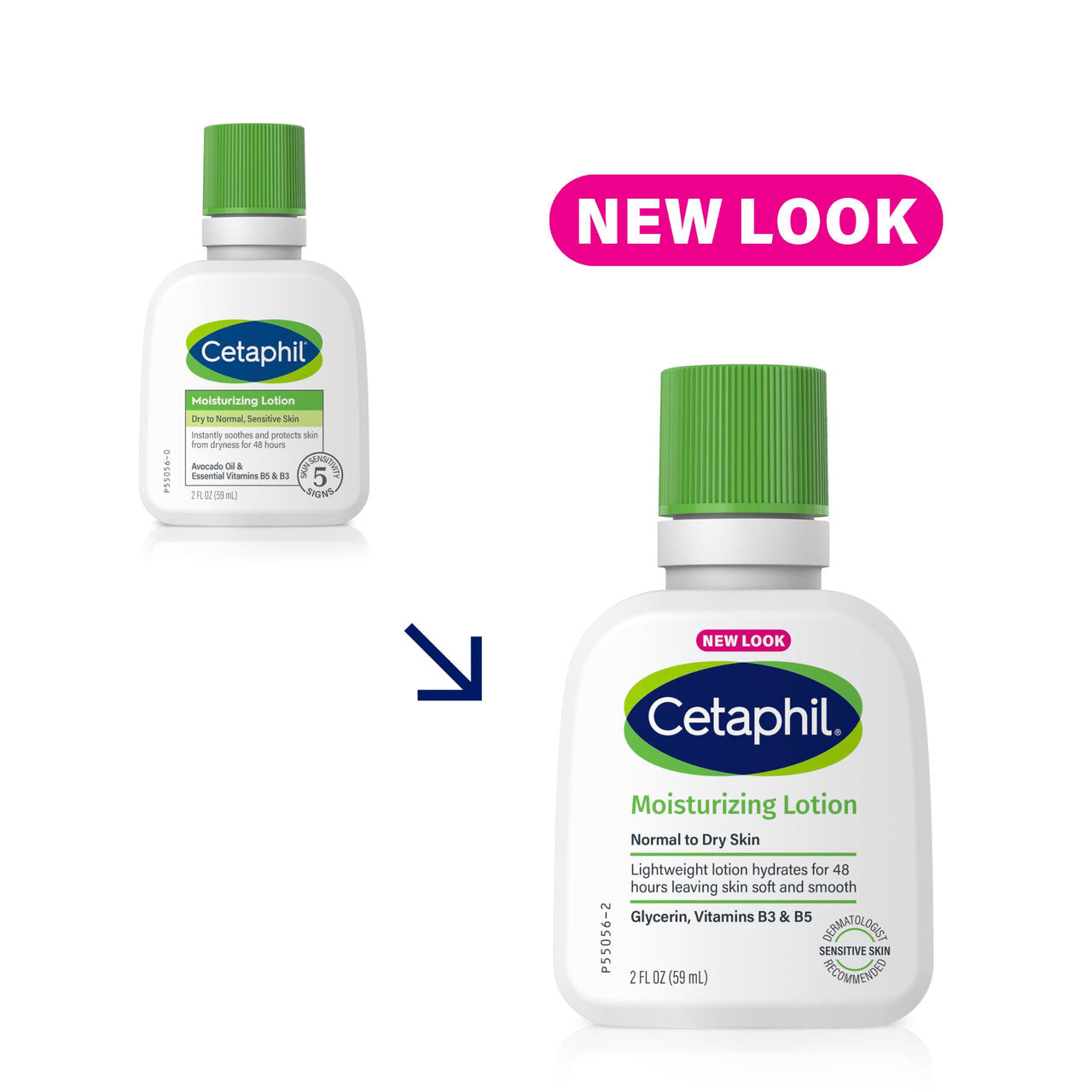 Cetaphil Face & Body Moisturizer, Hydrating Moisturizing Lotion for Normal to Dry Skin, Suitable for Sensitive Skin, 2 oz Pack of 12, Fragrance Free, Hypoallergenic, Non-Comedogenic