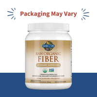 Thumbnail for Garden of Life Raw Fiber, Organic Unflavored Fiber Powder with 15 Organic Superfoods, Probiotics, Omega-3 ALA, Soluble and Insoluble, Psyllium Husk Free, 30 Servings