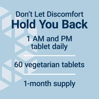 Thumbnail for Life Extension ComfortMAX™, honokiol and Pea for Nerve Support & discomfort Relief, Gluten-Free, Non-GMO, Vegetarian, 60 Tablets