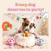 Thumbnail for WOOF Pupsicle Birthday Pops - Healthy Dog Treats - Pre-Made Pupsicle Refills- Wholesome Ingredients - Naturally Sweet - Cake-Flavored Birthday Treat for Dogs - Large