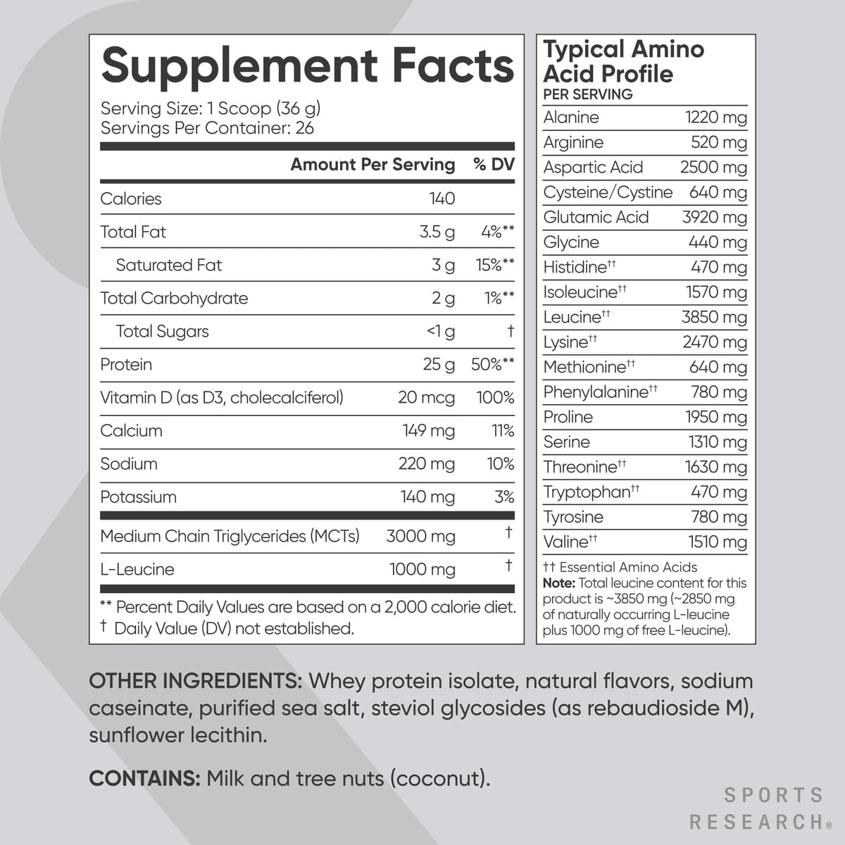 Sports Research® Creatine Monohydrate (60 Servings) & Vanilla Whey Protein (26 Servings), The Dynamic Duo for Lean Muscle Building, Improved Performance, Strength & Workout Recovery - Sports Nutrition