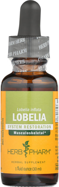 Thumbnail for Herb Pharm Certified Organic Lobelia Liquid Extract for Musculoskeletal System Support - 1 Ounce (DLOBEL01)