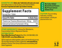 Thumbnail for Nature Made B1 100 Mg 100 Count (5 Pack)
