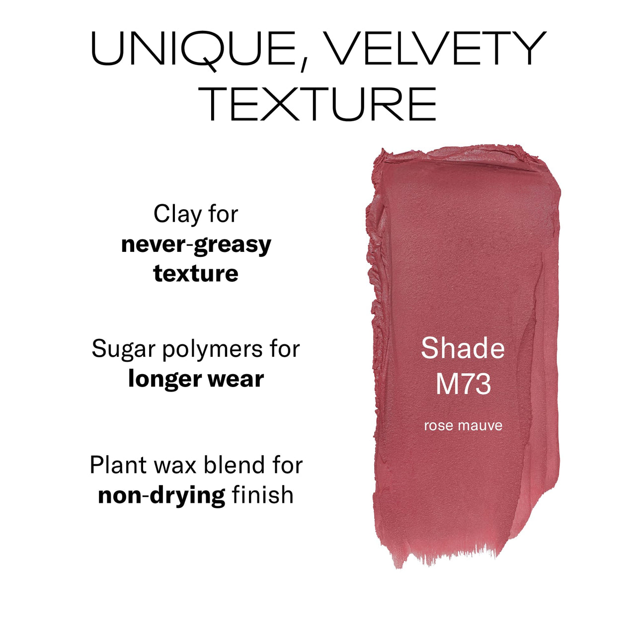 MOB Beauty Cream Clay Blush M73 Mauve Rose – Cool-Toned Rich Wash of Color, Buildable Lightweight Blendable Vegan Cruelty-Free Skincare Infused Long Wear Sustainable Refillable Compact