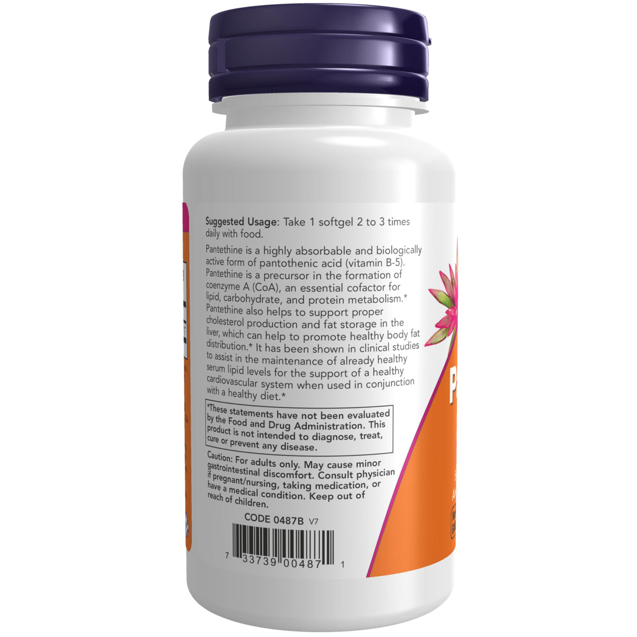 NOW Foods Supplements, Pantethine (Coenzyme A Precursor) 300 mg, Cardiovascular Health*, 60 Softgels