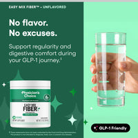 Thumbnail for Physician's CHOICE Easy Mix Fiber for Digestive Health & Regularity - No Grit, Sugar Free, & Tasteless - Daily Prebiotic Soluble Fiber Powder Supplement for Women and Men - Unflavored - 7.1oz