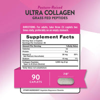 Thumbnail for Nature's Truth Collagen Peptides | 90 Caplets | Type 1 and 3 with Vitamin C | Grass Fed, Non-GMO & Gluten Free Supplement