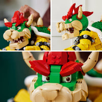 Thumbnail for LEGO Super Mario The Mighty Bowser 71411, King of Koopas 3D Model Building Kit, Collectible Posable Character Figure with Battle Platform, Memorabilia Gift Idea for Adults and Fans of Super Mario Bros