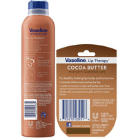 Thumbnail for Vaseline Cocoa Radiant Spray Body Lotion 2-Pack + Mini Lip Therapy for Soft, Glowing Skin & Lips