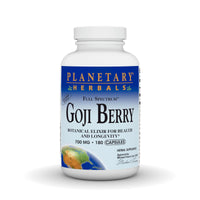 Thumbnail for Planetary Herbals Goji Berry Full Spectrum 700mg, Botanical Elixir for Health and Longevity,180 Vegetarian Capsules
