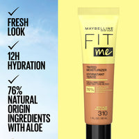 Thumbnail for Maybelline Fit Me Tinted Moisturizer, Natural Coverage, Face Makeup, 375, 1 Count