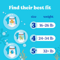 Thumbnail for Huggies Little Swimmers Disposable Swim Diapers, Size 5-6 (32+ lbs), 34 Ct (2 Packs of 17), Packaging May Vary