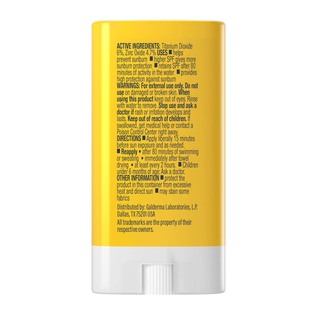 Cetaphil Sheer Mineral Sunscreen Stick for Face & Body, 0.5oz, 100% UVA/UVB Mineral Sunscreen: Zinc Oxide & Titanium Dioxide, Broad Spectrum SPF 50, For Sensitive Skin