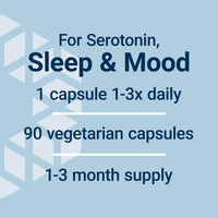 Thumbnail for Life Extension L-Tryptophan, 500 mg, Encourages Healthy Serotonin Levels and Promotes Healthy Sleep, Mood, Stress Response & Satiety, Gluten-Free, Non-GMO, Vegetarian, 90 Capsules