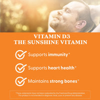 Thumbnail for Doctor's Best Vitamin D3 5,000 IU for Healthy Bones, Teeth, Heart and Immune Support, Non-GMO, Gluten-Free, Soy Free, 360 Count (Pack of 1)