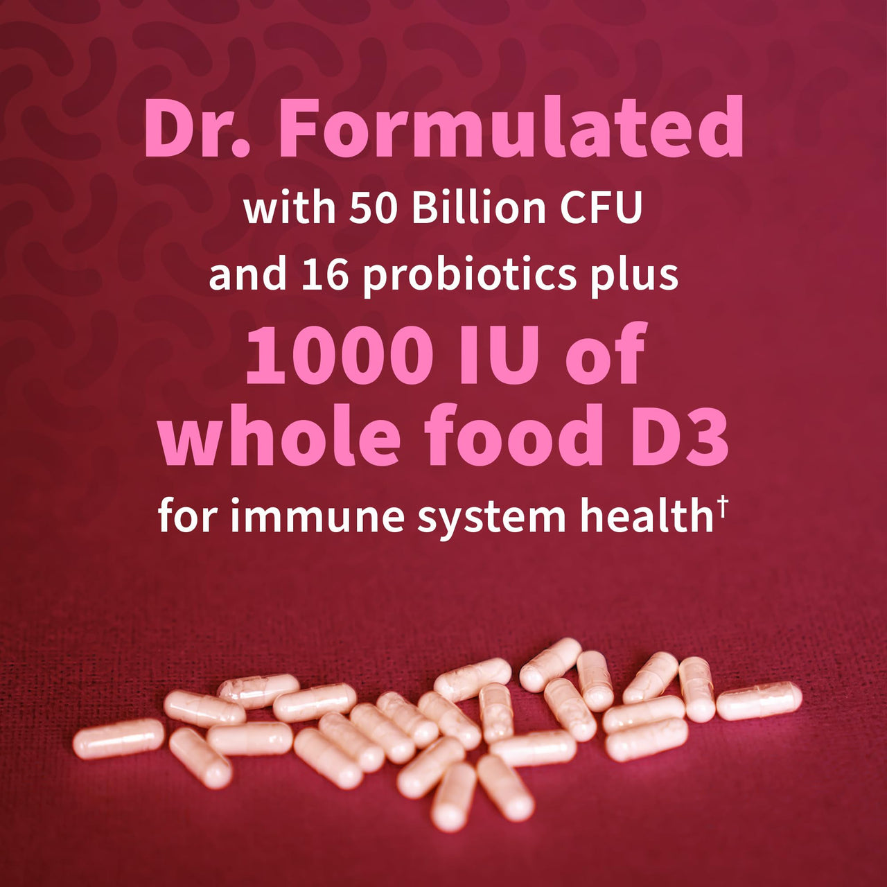Garden of Life Dr. Formulated Probiotics Urinary Tract+ - 50 Billion CFU - Supports Digestive, Immune & Urinary Tract Health - Shelf Stable - 60 Vegetarian Capsules