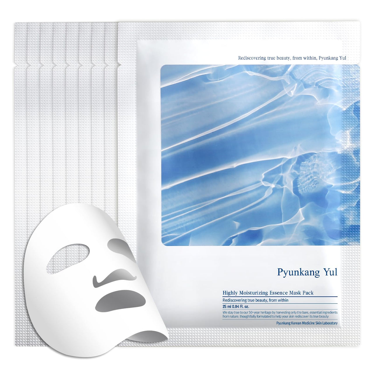 Pyunkang Yul PKY Highly Moisturizing Essence Mask Pack 25 ml / 0.85 fl.oz. x 10 EA