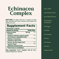 Thumbnail for Nature's Bounty Echinacea Complex, Herbal Supplement, Supports Immune Health, 450 mg, 100 Capsules