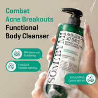Thumbnail for SOME BY MI AHA BHA PHA 30 Days Miracle Acne Clear Body Cleanser - Pack of 2 - Mild Exfoliating Daily Acne Body Wash for Acne Prone Skin - Deep Cleanses Back Acne and Sebum - Korean Skin Care
