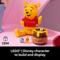 Thumbnail for LEGO Disney Winnie The Pooh Building Set - Home, Office or Book Shelf Decor for Adult Fans, Ages 18+ - W/Eeyore Figure - Collectible Disney Gift - 43300