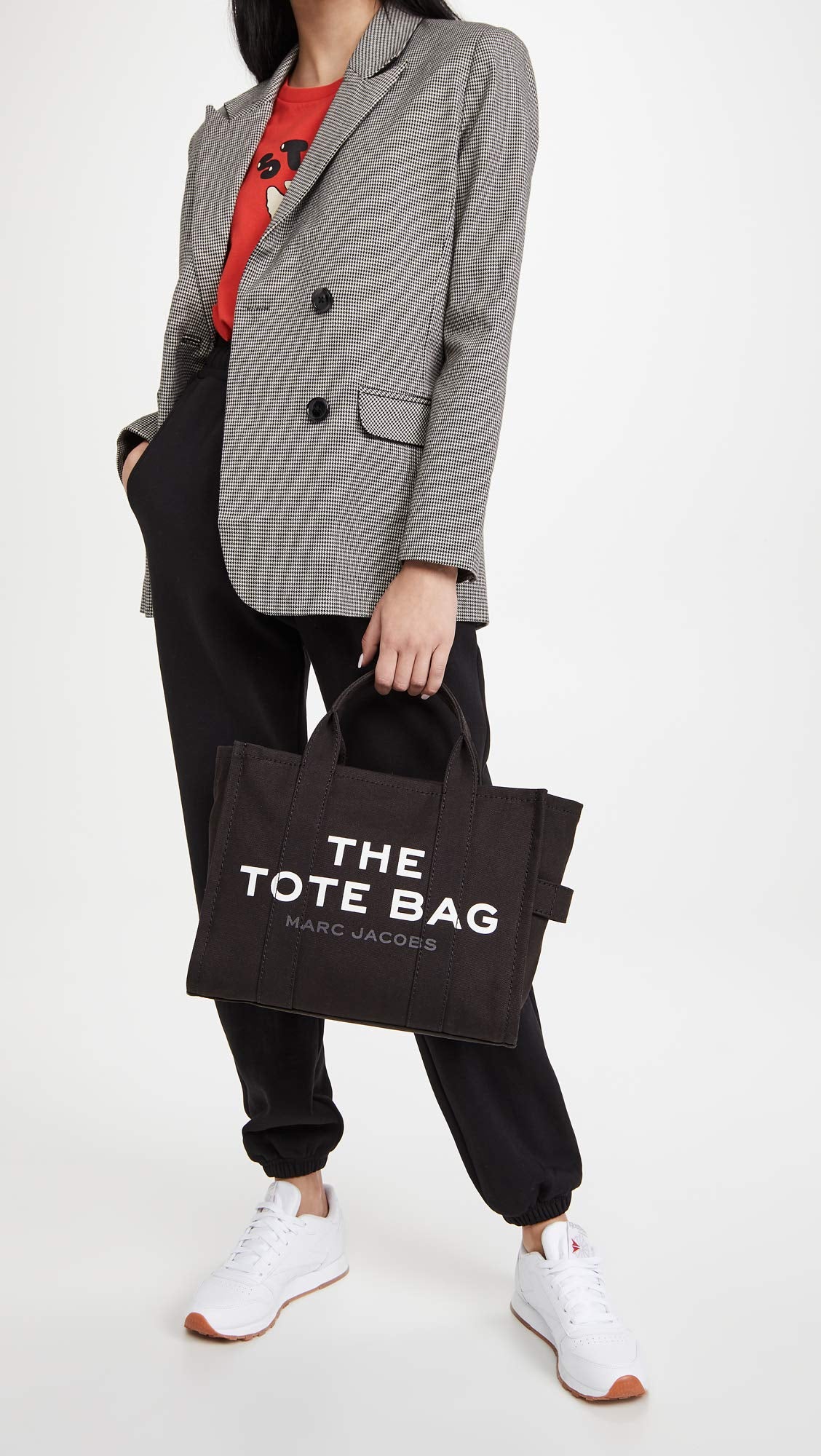 Marc Jacobs Womens The Medium Tote Bag Black One Size