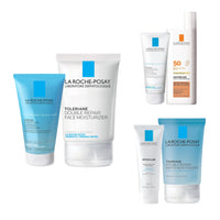 Thumbnail for La Roche-Posay Gift Sets, Double Repair Face Moisturizer & Purifying Foaming Cleanser, Tinted Mineral SPF 50 & Hydrating Gentle Cleanser, Medicated Gel Wash & Matte Moisturizer