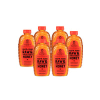 Thumbnail for Nate's 100% Pure, Raw & Unfiltered Honey - Award-Winning Taste, 32oz. Squeeze Bottle (6 Pack)