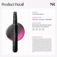 Thumbnail for Nature Republic HONEY MELTING LIP GLITTER & PLUMPING (16 MIDNIGHT SPARKLE) SOFT LIP STICK Moisturizing Gloss, Volumizing formula, Color changing Sheer tint, Shine Glimmer Finish