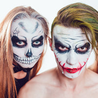 Thumbnail for MEICOLY Clown Makeup Kit,White Black Red Face Body Paint for Halloween Devil Joker Zombie Vampire Skeleton SFX Makeup,Pro Oil Based Body Paint with 6 Painting Brushes,4 Sponges,130g/4.59 oz