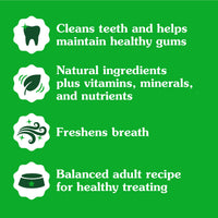 Thumbnail for Greenies Veterinarian-Recommended Adult Natural Dental Dog Treats Regular Size, Dog Dental Chews, Original Flavor, 54 oz. Pack, 54 Count