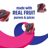 Thumbnail for Pure Organic Twisted Fruit Bites, Kids Snacks, Fruit Snacks, Blueberry Raspberry, 5.6oz Box (8 Pouches)