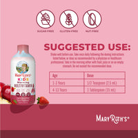 Thumbnail for MaryRuth's Liquid Morning Multivitamin for Kids | Kids Multivitamin | Immune Support Supplement | Vitamin C | Vitamin D | Essential Nutrients | Vegan | 30-180 Servings | 15.22 fl oz