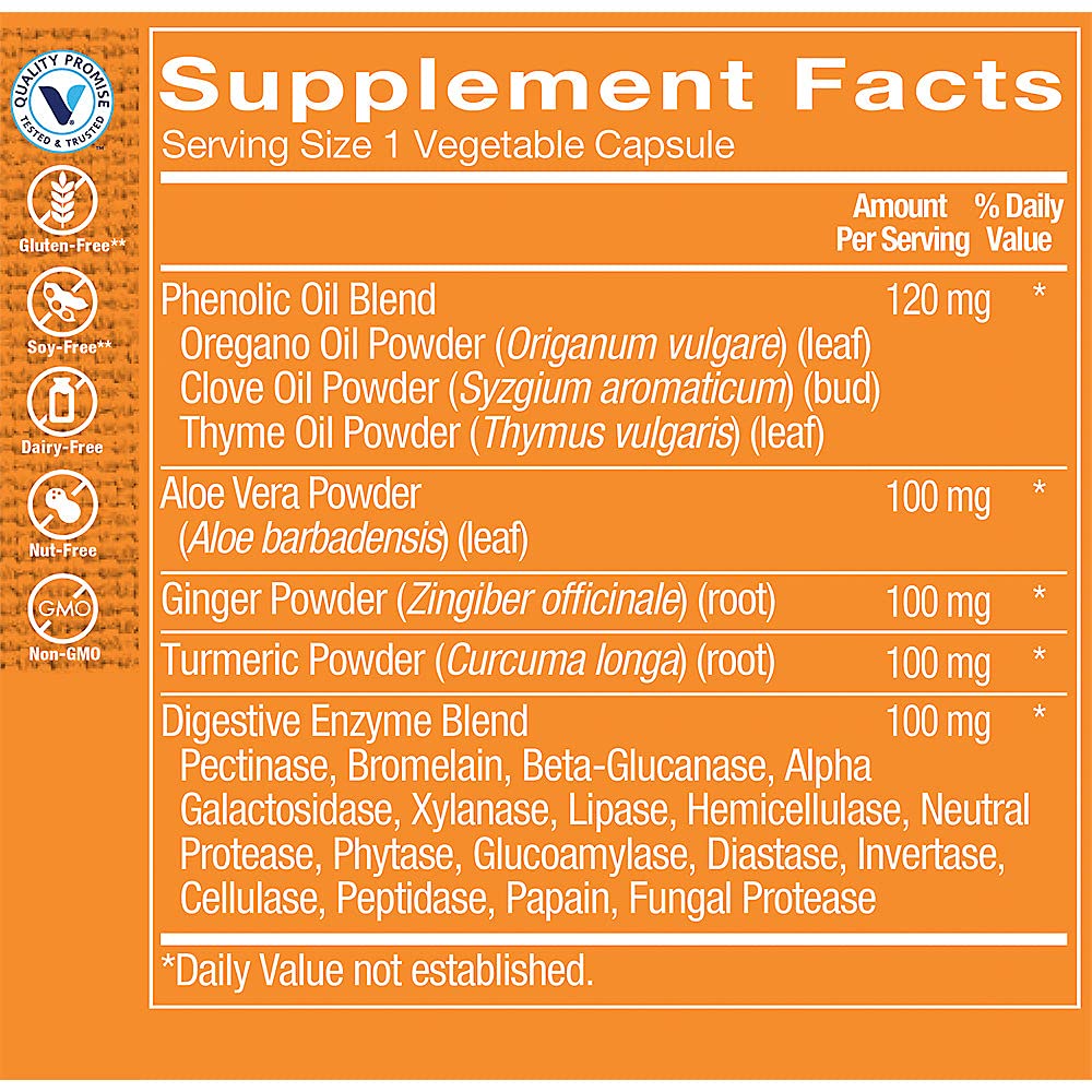 The Vitamin Shoppe Digest Comfort - Enzyme Formula to Support Digestion (90 Vegetarian Capsules)