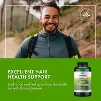 Thumbnail for Swanson Saw Palmetto - Herbal Supplement Promoting Male Prostate Health Support - Natural Hair Supplement & Urinary Health Support (540 mg 250 Capsules) (4 Pack)