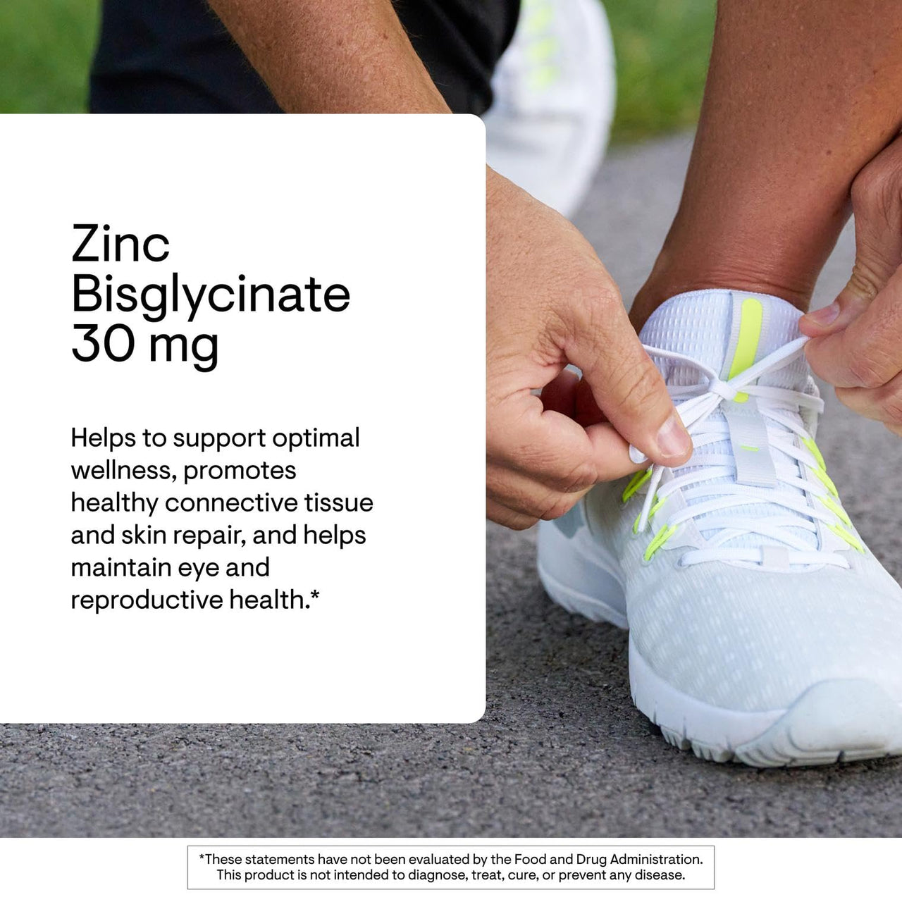 THORNE - Zinc Bisglycinate 30mg - Daily Support for Skin, Eye & Immune System Health* - Chelated Zinc Supplement - 60 Servings