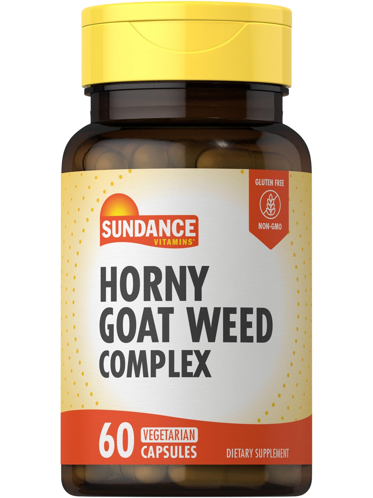 Sundance Horny Goat Weed Complex | 60 Capsules | with Maca, Tribulus Terrestris, and L-Arginine | Vegetarian, Non-GMO & Gluten Free Supplement