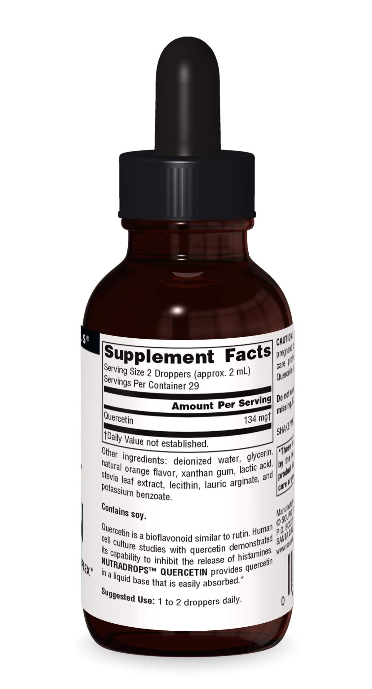Source Naturals - Quercetin NutraDrops, Seasonal Bioflavonoid Complex - 2 fliud oz.