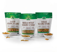 Thumbnail for NOW Foods, Garlic Sesame Sticks, Product of the USA, Certified Non-GMO, 9-Ounce (Packaging May Vary)