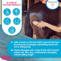 Thumbnail for EQyss Avocado Mist Equine Coat Conditioning Spray - Horse Detangler, Reduces Breakage, Enhances Shine, Repels Dust & Dirt, Anti-Static (32 oz)