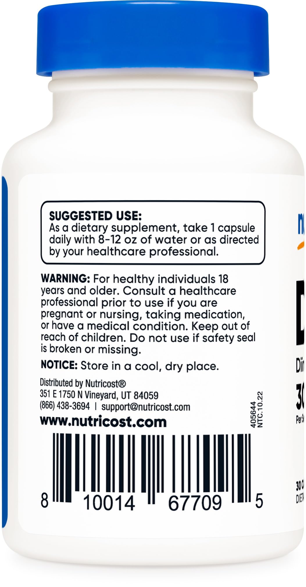 Nutricost DIM Diindolylmethane 300MG, 30 Capsules
