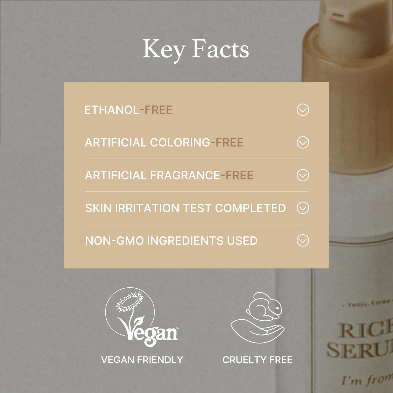 I'm from Rice Serum, Korean Fermented Rice Embryo Extract Boosts Collagen, Vitality, Radiant Glowing Skin, Niacinamide, Vitality to Dull Skin, Nourishing, Moisturizing