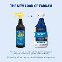Thumbnail for Farnam Endure Sweat-Resistant Fly Spray for Horses, Lasts Up to 14 Days, Protects Against Flies, Gnats, Mosquitoes, Ticks & Lice, 32 oz.