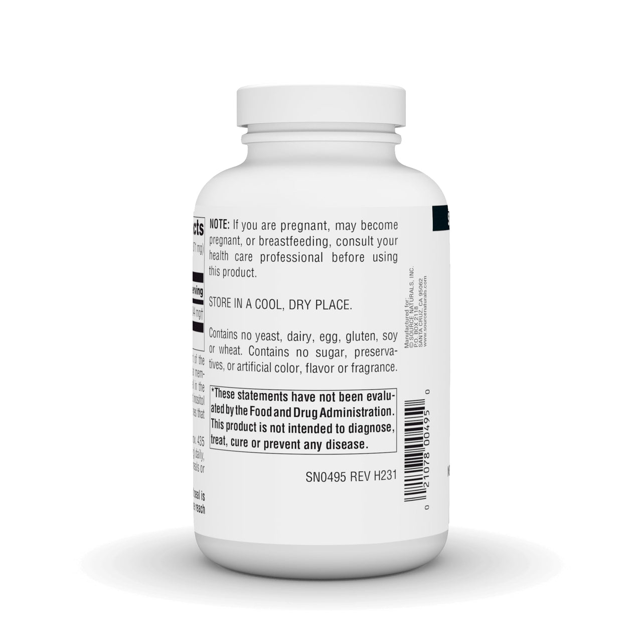 Source Naturals Pure Inositol, Dietary Supplement - 8 oz Powder