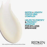Thumbnail for Redken Extreme Length Leave-In Treatment For Hair Growth - Seals Split Ends & Prevents Breakage, Infused With Biotin
