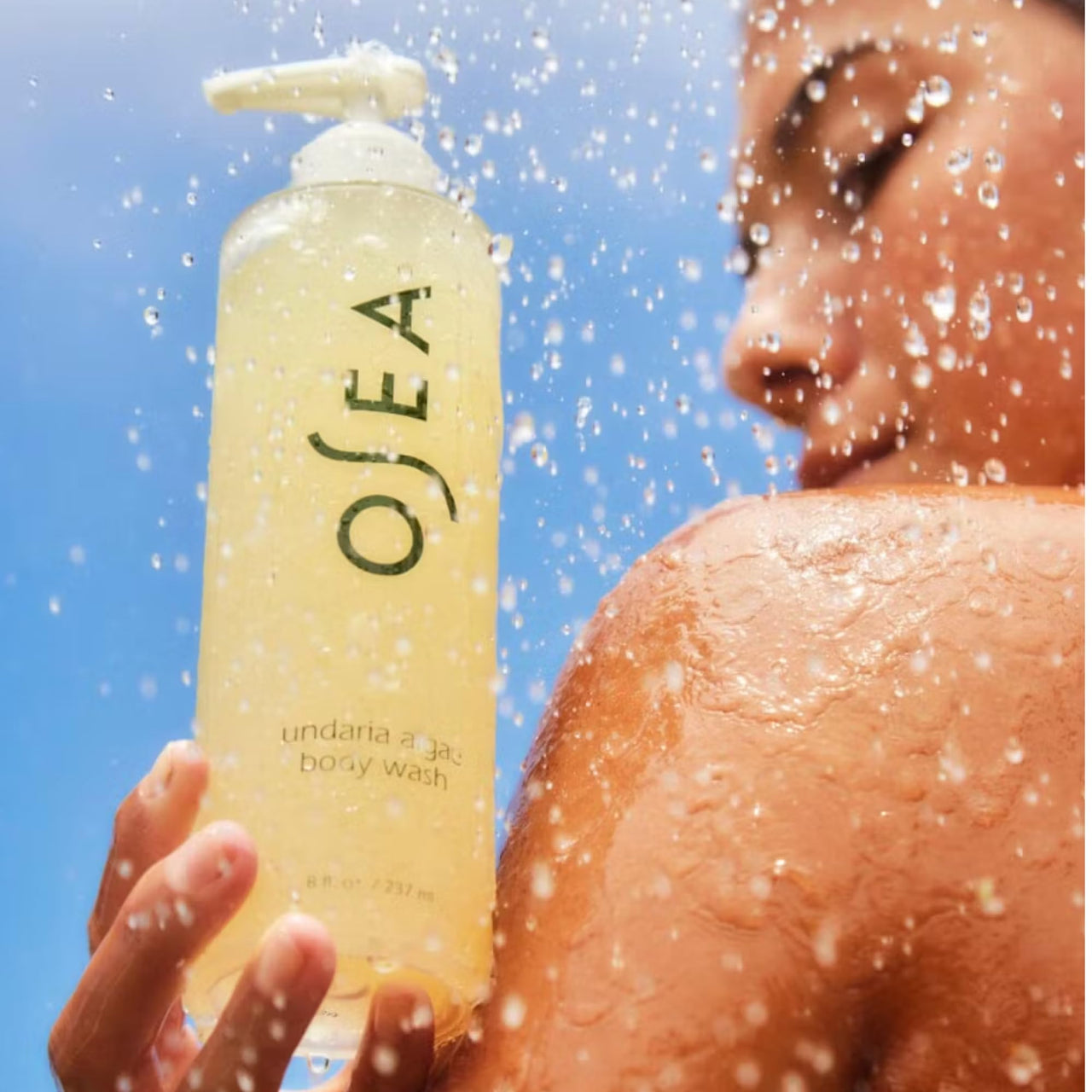 OSEA Undaria Algae™ Body Wash - pH Balanced - Hydrating & Moisturizing Citrus Scented Cleanser - Clean, Vegan, Non-Toxic Skincare - 8oz