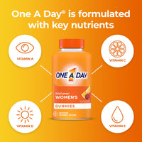 Thumbnail for One A Day Womenâ€™s Multivitamin Gummies, Supplement with Vitamin A, C, D, E and Zinc for Immune Health Support*, Calcium & more, 80 count